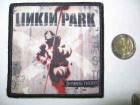 Linkin Park ofsetová nášivka po krajoch obšívaná  cca. 9x9cm